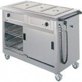 Mobile carvery and hot cupboard