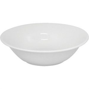 white dessert bowl
