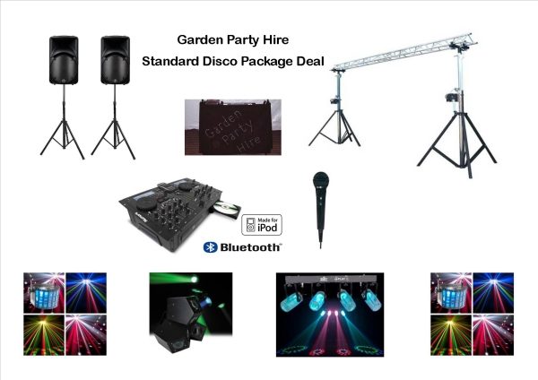 Full disco rig with sound to light disco lights