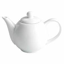 white ceramic tea pot