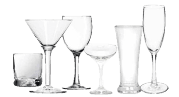 Glassware selection