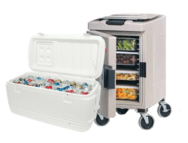 Open Catermax 100 and open cool box