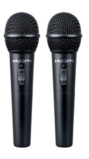 Two karaoke mics